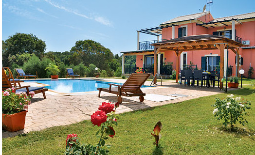 Villa Karetta in Lake Korrison, Corfu